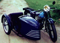 Le P 108 attelé d'un side Bufflier de Michel (2/2)